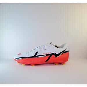 Nike Phantom Size 13 GT2 Club FG/MG Bright Crimson Cleats Mens WMNS 6 White ca5